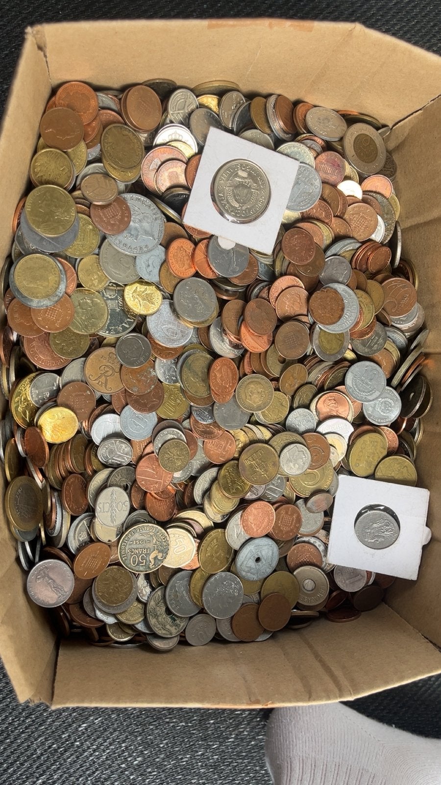 1 kg de pièces du monde provenant du grenier, Enlèvement ou Envoi, Monnaie
