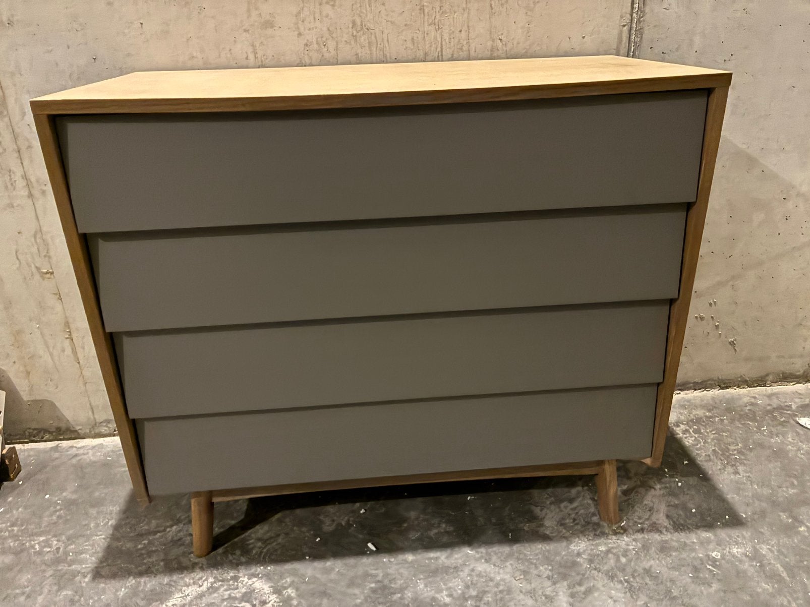 Commode hout/grijs Maison do Monde, Huis en Inrichting, Ophalen, Zo goed als nieuw
