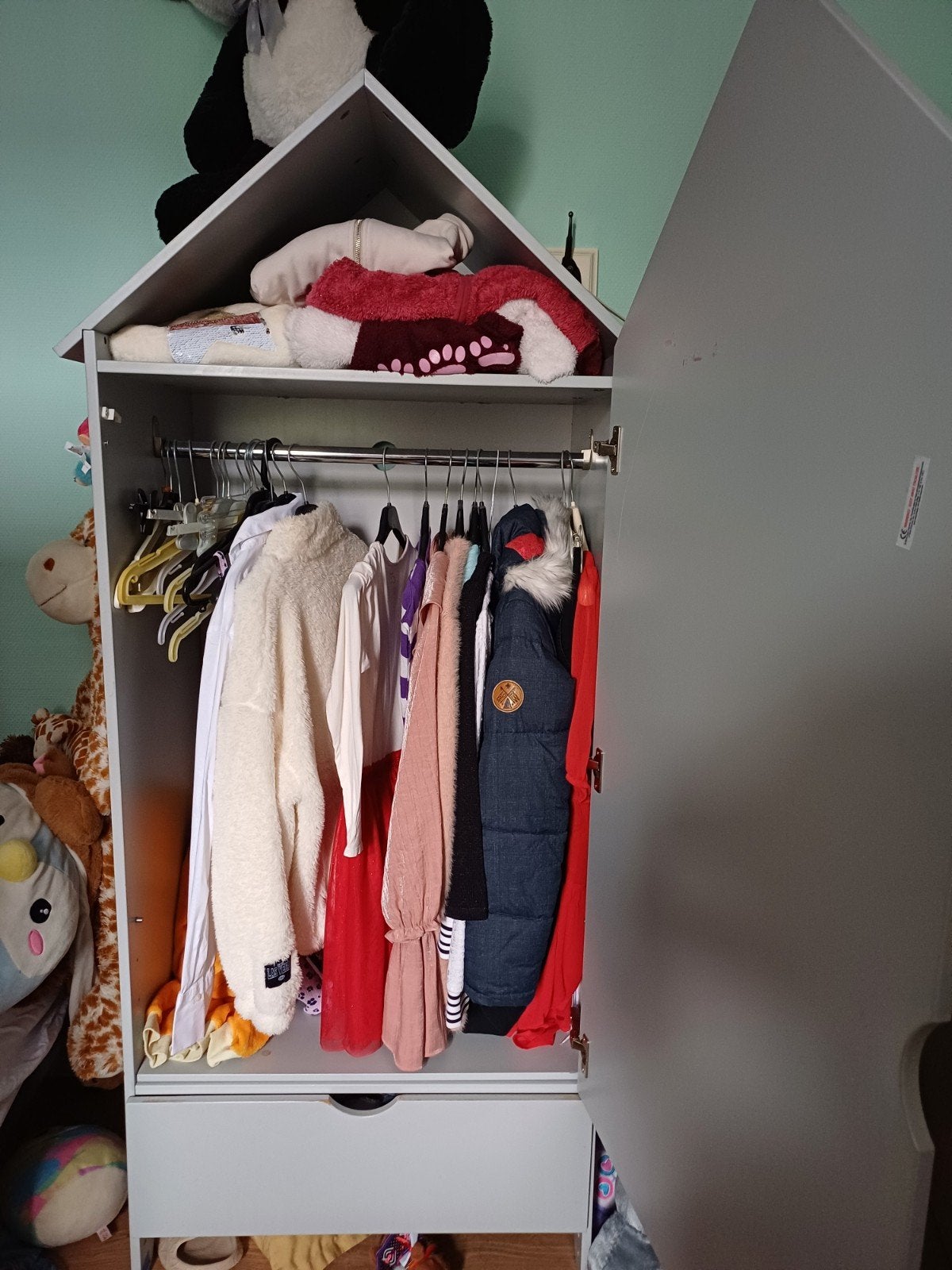 armoire enfant à donner, Enlèvement