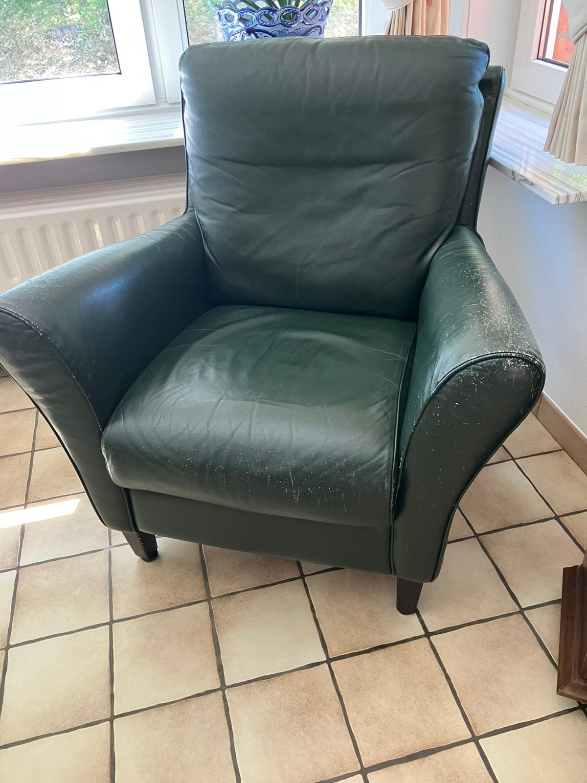2 zetels, Huis en Inrichting, Fauteuils, Ophalen, Gebruikt
