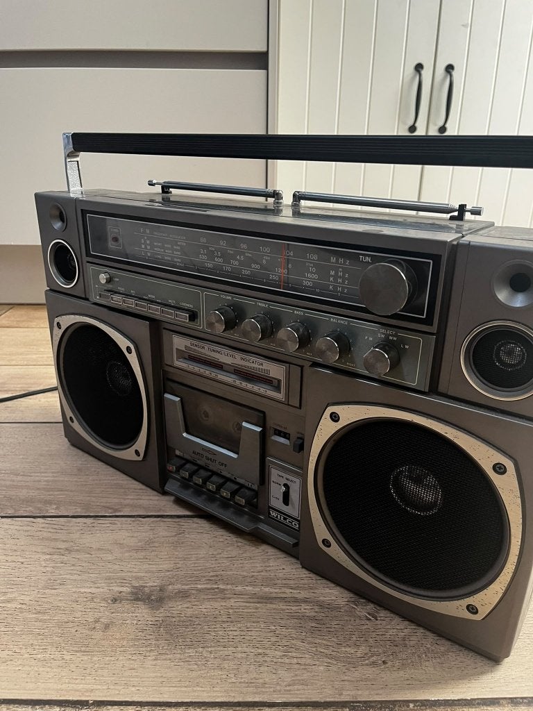 WILCO stereo boombox/radio, model CRS-1049L, Ophalen of Verzenden, Gebruikt, Radio