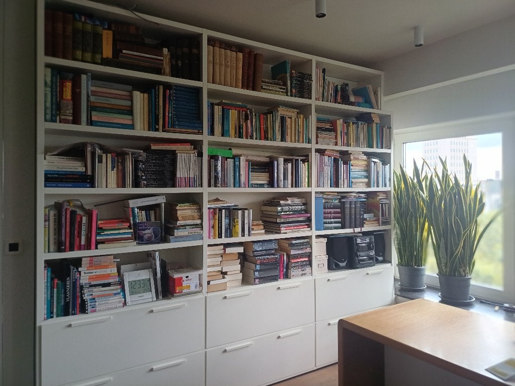 boekenkast, 25 à 50 cm, 200 cm ou plus, Design, Synthétique