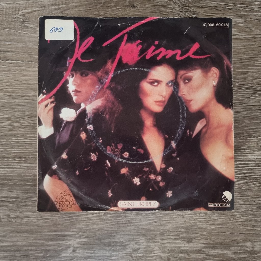 7" Saint Tropez – Je T'aime, Cd's en Dvd's, Vinyl Singles, Ophalen of Verzenden, Gebruikt, 7 inch, Dance en House