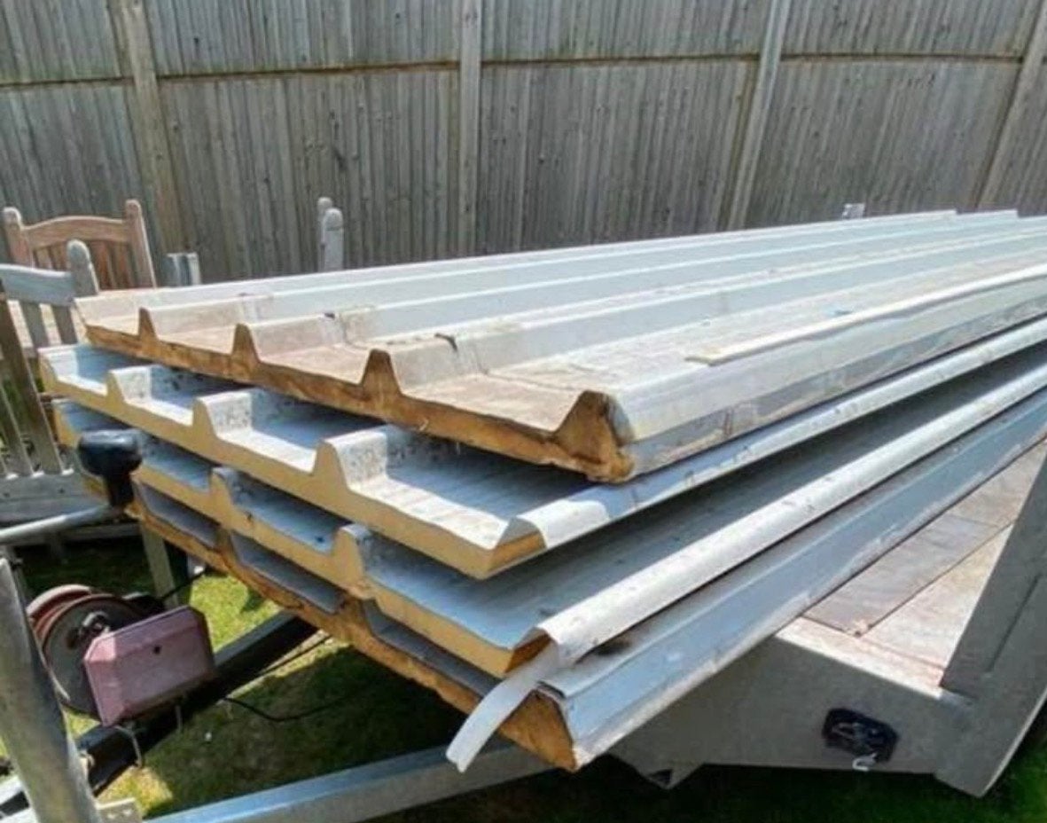 Dakpanelen dakplaten profielplaten levering mogelijk, Ophalen, Zo goed als nieuw
