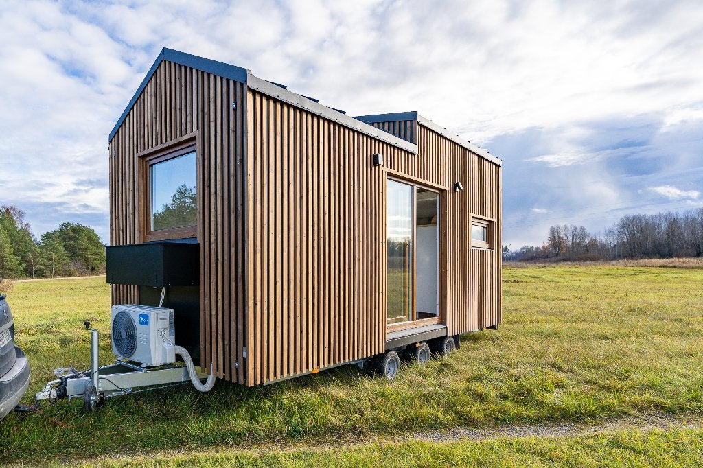 Tiny house op wielen 2.55x6.6x3.9 m, Tuin en Terras, Tuinhuizen, 200 tot 400 cm, 3 ramen of meer, Overige typen, Nieuw