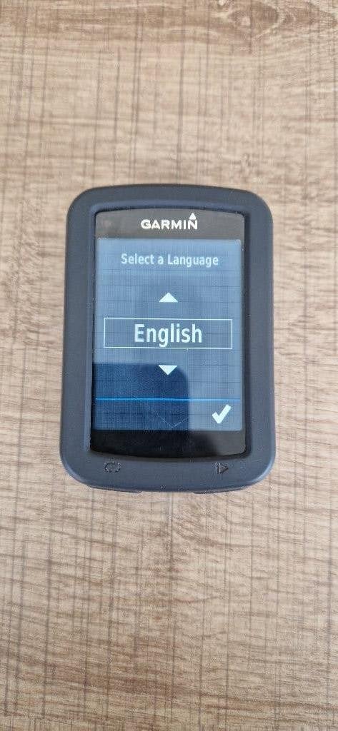 Garmin Edge 820, Ophalen, Snelheidssensor, Gebruikt