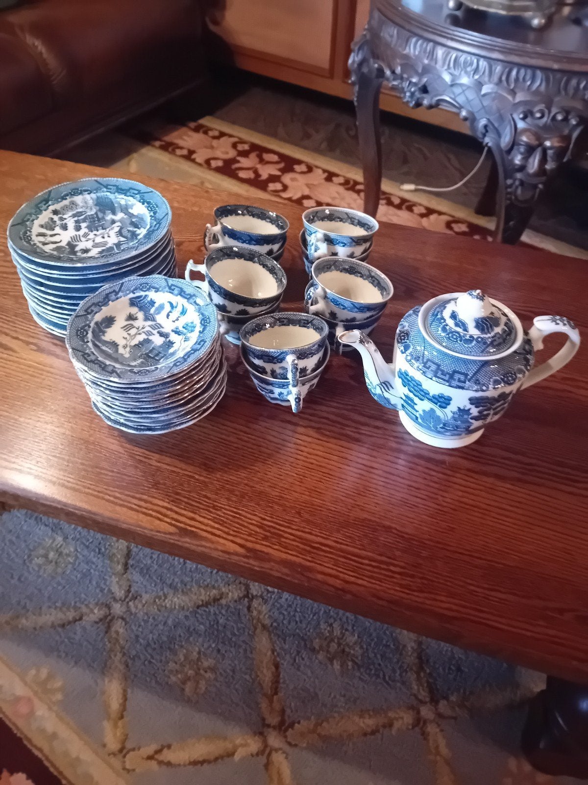 delft servies, Ophalen