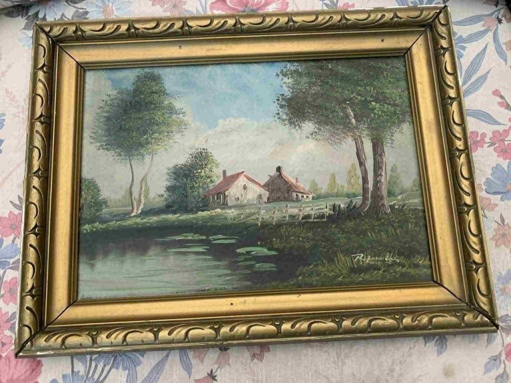 schilderij, Antiek en Kunst, Ophalen of Verzenden, Doek