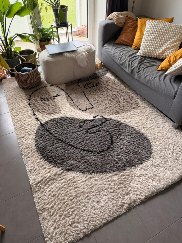 Modern Abstract Rug – Soft & Cozy – Good Condition, Huis en Inrichting, Stoffering | Tapijten en Vloerkleden, Zo goed als nieuw