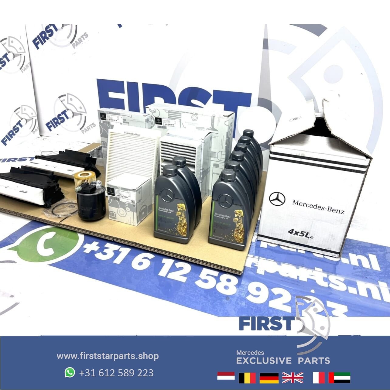 Mercedes OLIE + FILTER SET A B C CLA CLS CL E G GL GLA GLC G, Auto-onderdelen, Gebruikt, -, Ophalen of Verzenden, -