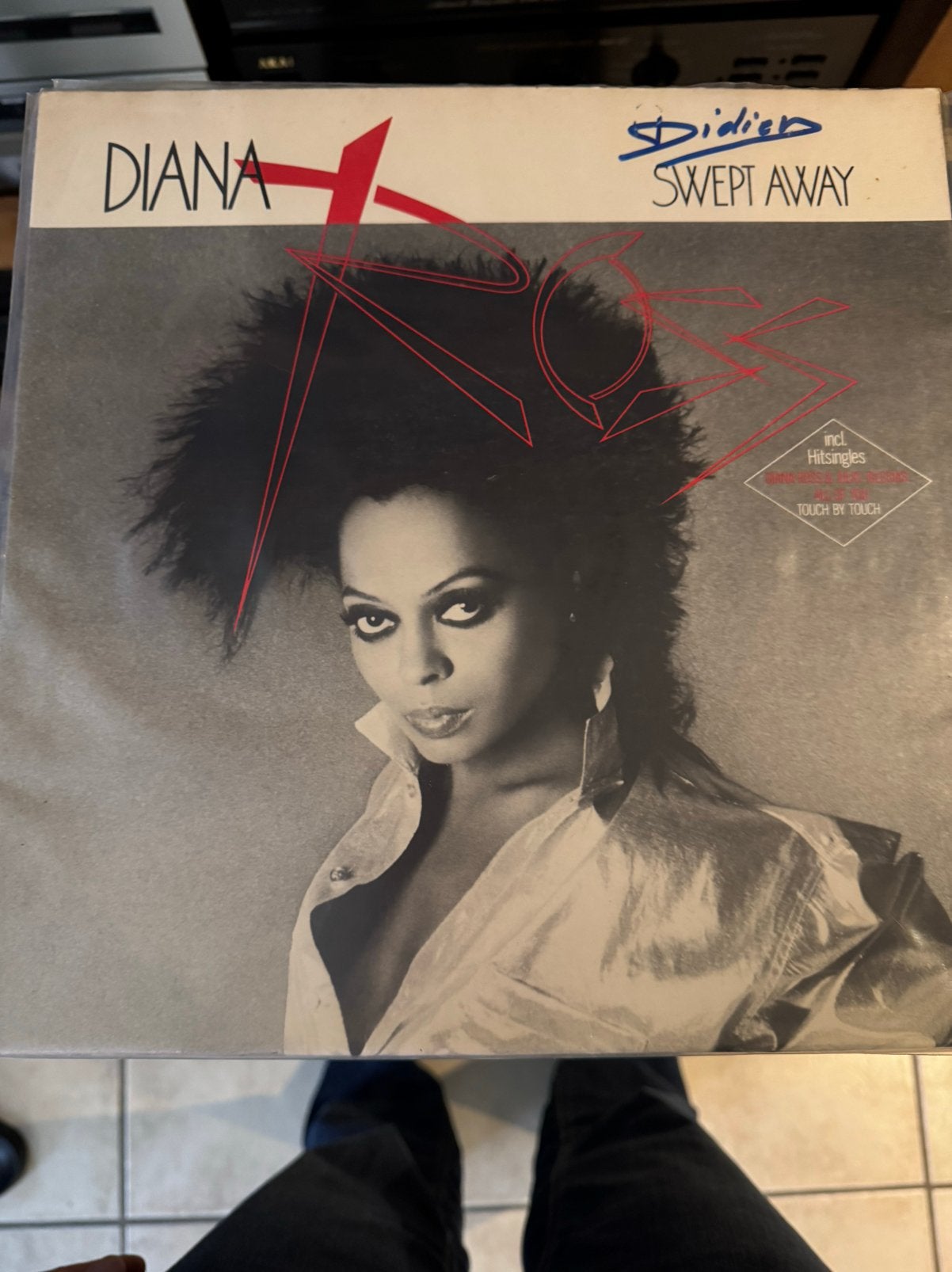 Lp Diana Ross, Swept away, Ophalen of Verzenden, Zo goed als nieuw