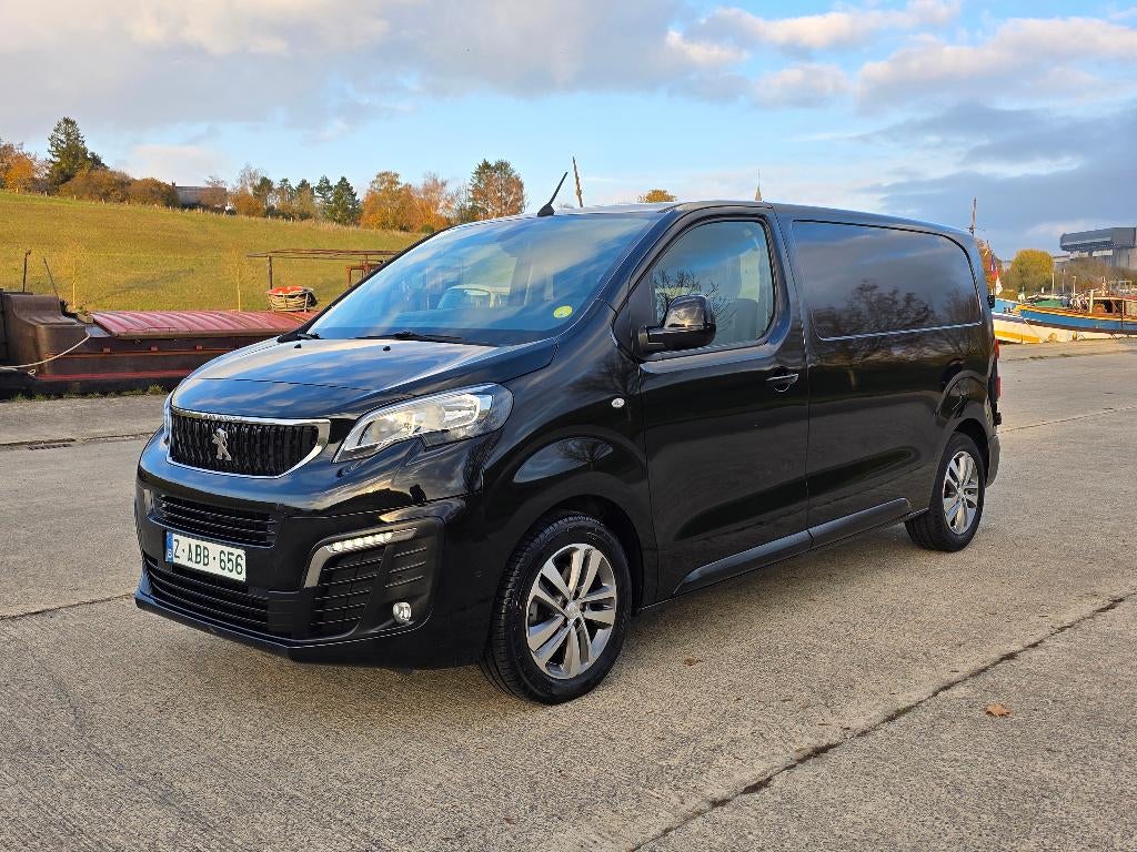 Peugeot Expert 2.0 Blue-HDI Premium Automaat, Auto's, Bestelwagens en Lichte vracht, Automaat, 4 deurs, Leder en Stof, Zwart