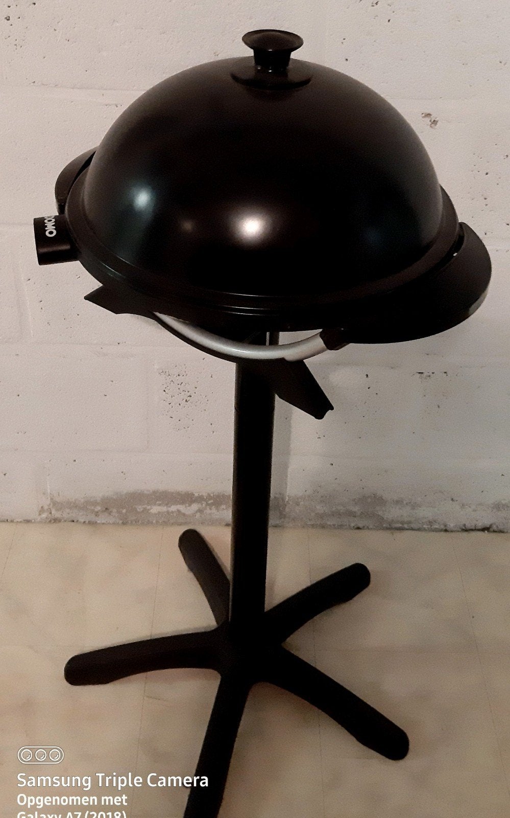 Elektrische barbecue Domo, Tuin en Terras, Ophalen, Gebruikt, Domo