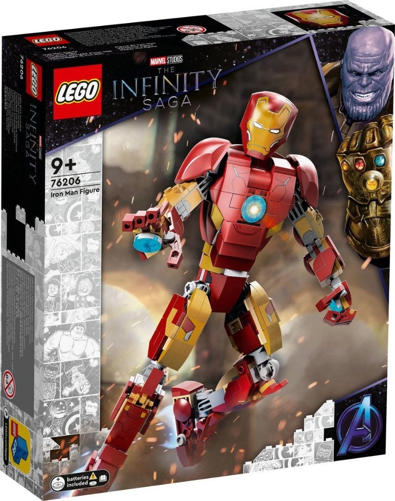 LEGO NIEUW SEALED 76206 Iron Man Figure, Neuf, Lego, Ensemble complet, Pièces supplémentaires incluses