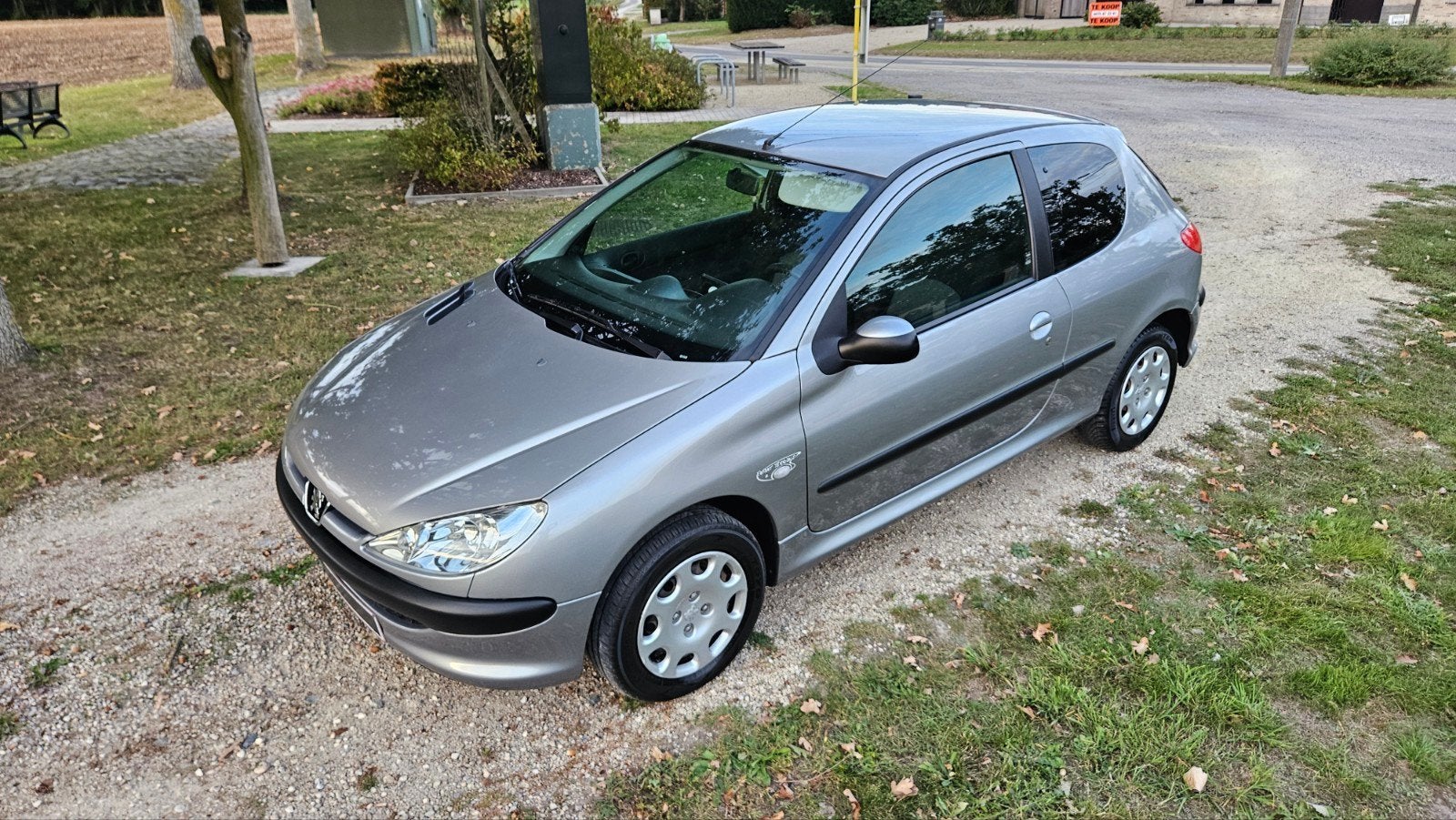 Peugeot 206, essence, Autos, Argent ou Gris, Achat, Boîte manuelle, Noir