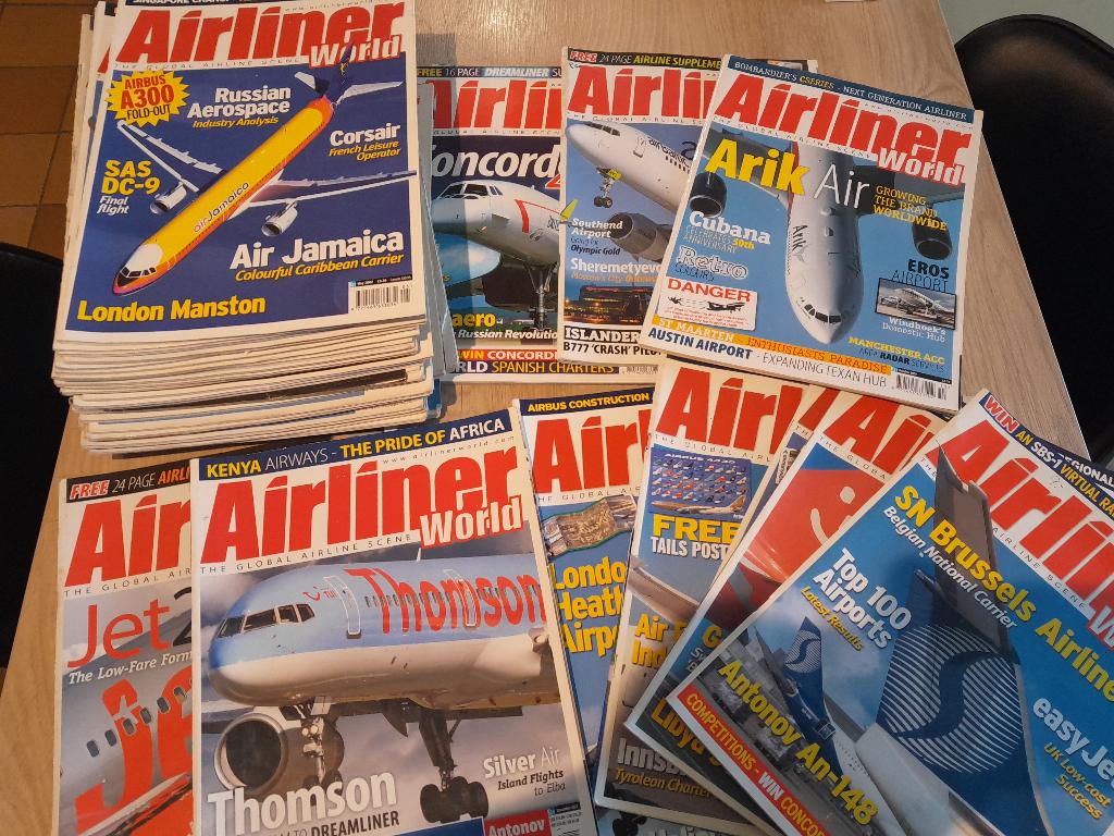 Airliner Worlds & Air Power magazines, Verzamelen, Ophalen, Gebruikt
