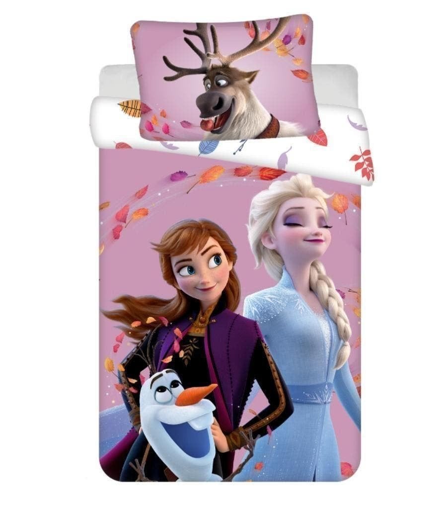Disney Frozen Baby / Peuter Dekbedovertrek 100 x 135 -Katoen, Ledikant, Dekbedovertrek, Nieuw, Ophalen of Verzenden