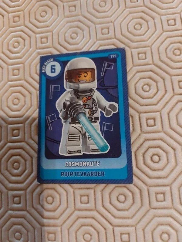 Lego / Verzamelkaart / Ruimtevaarder, Enlèvement ou Envoi, Comme neuf, Autres types, Lego