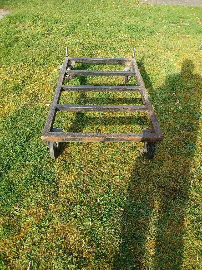 Grote karren voor hooi of stro, Ophalen