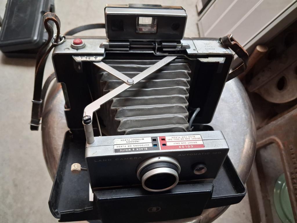 vintage Polaroid Land Camera Automatic 100, Ophalen