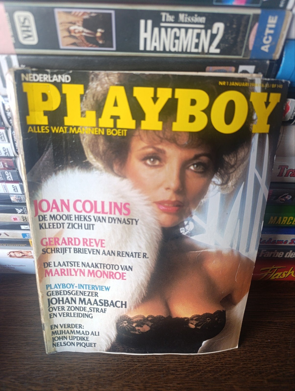 Playboy magazine Joan Collins vintage 1984, Collections, Enlèvement ou Envoi