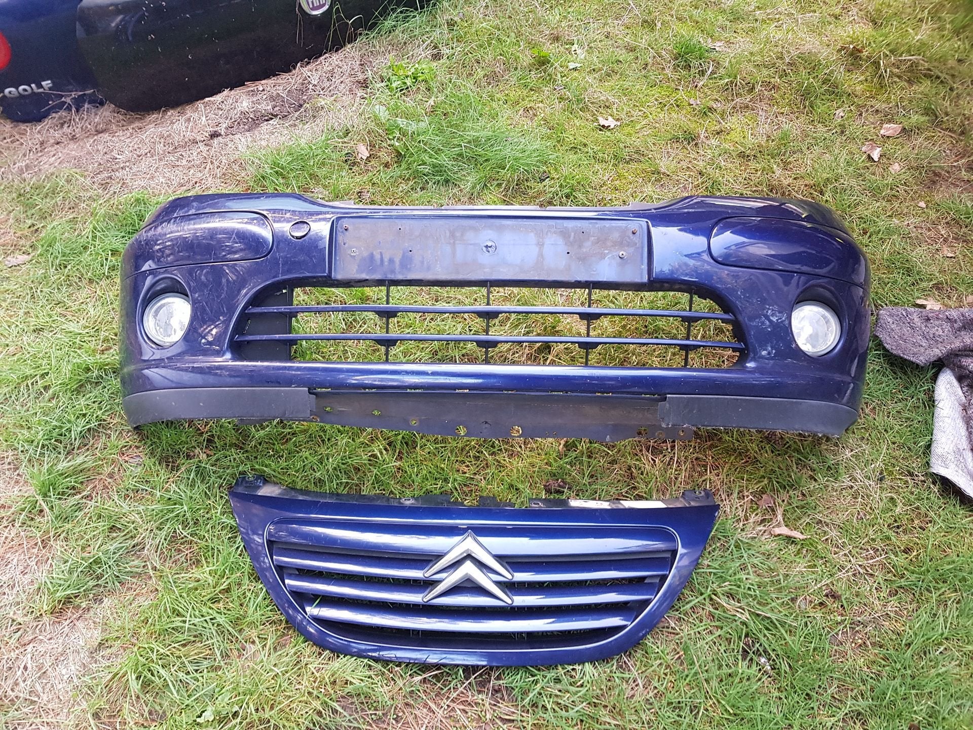 CITROËN C3 VOORBUMPER+GRIL BJ 2001 TOT 2006, Auto-onderdelen, Carrosserie, Bumper, Voor, Gebruikt, Ophalen of Verzenden