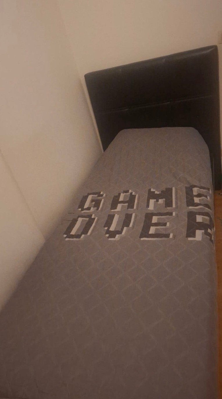 1 persoons boxspring, Huis en Inrichting, Ophalen, Gebruikt