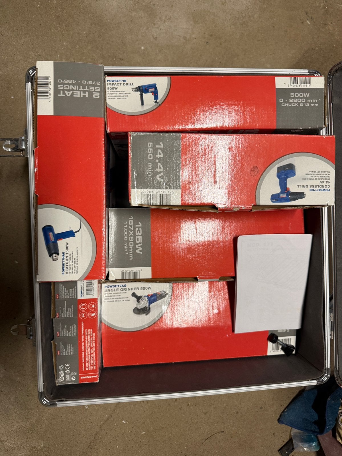 Gereedschapsset, Bricolage & Construction, Outillage | Outillage à main, Enlèvement, Comme neuf, Jeu d'outils
