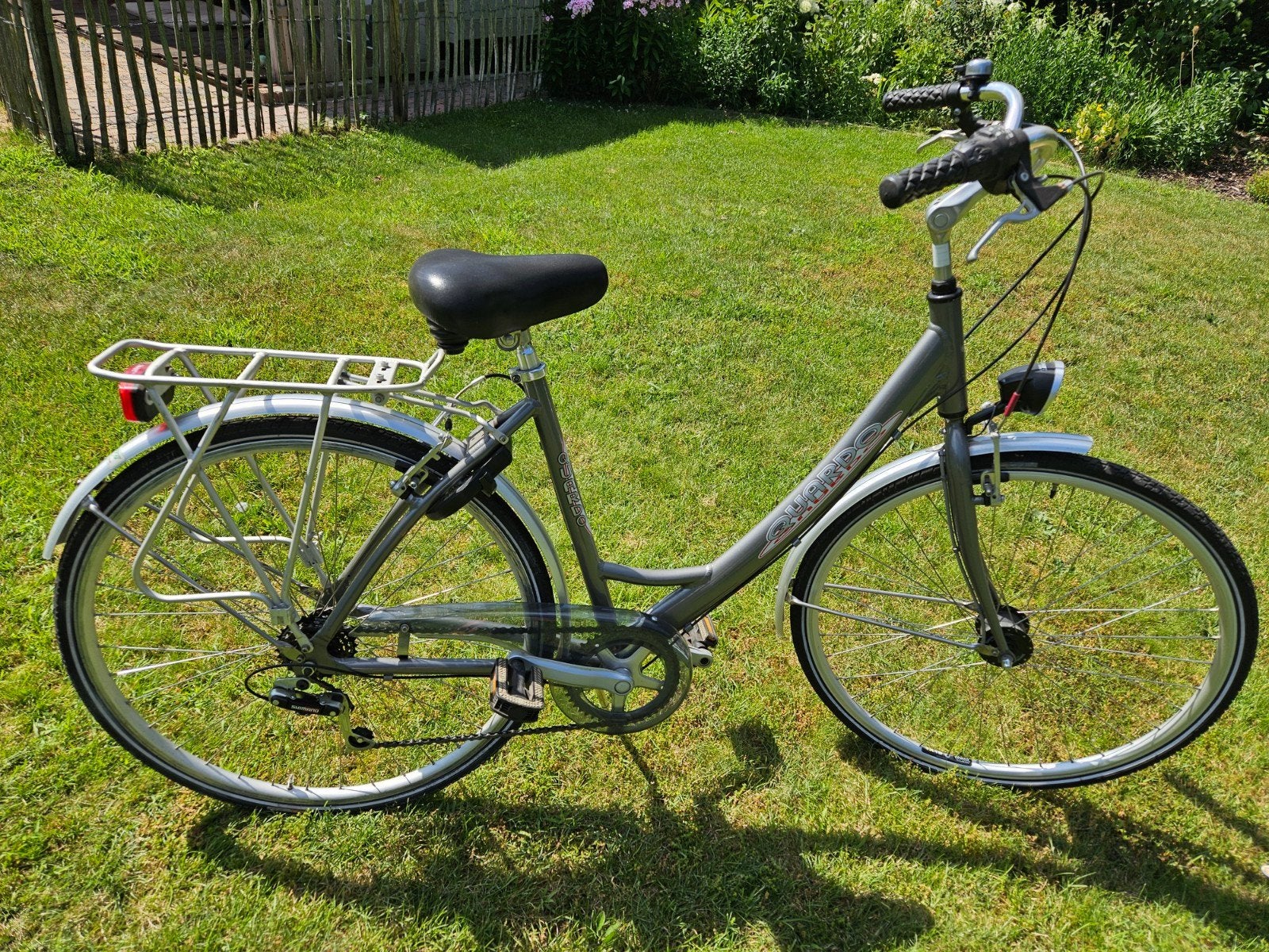 Stadsfiets Quardo 28" grijs in perfecte staat, Ophalen, 28 inch