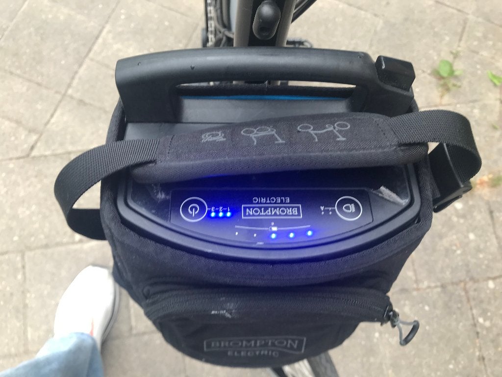 brompton electrick  fietes, Ophalen, Zwart, Metaal, Zo goed als nieuw