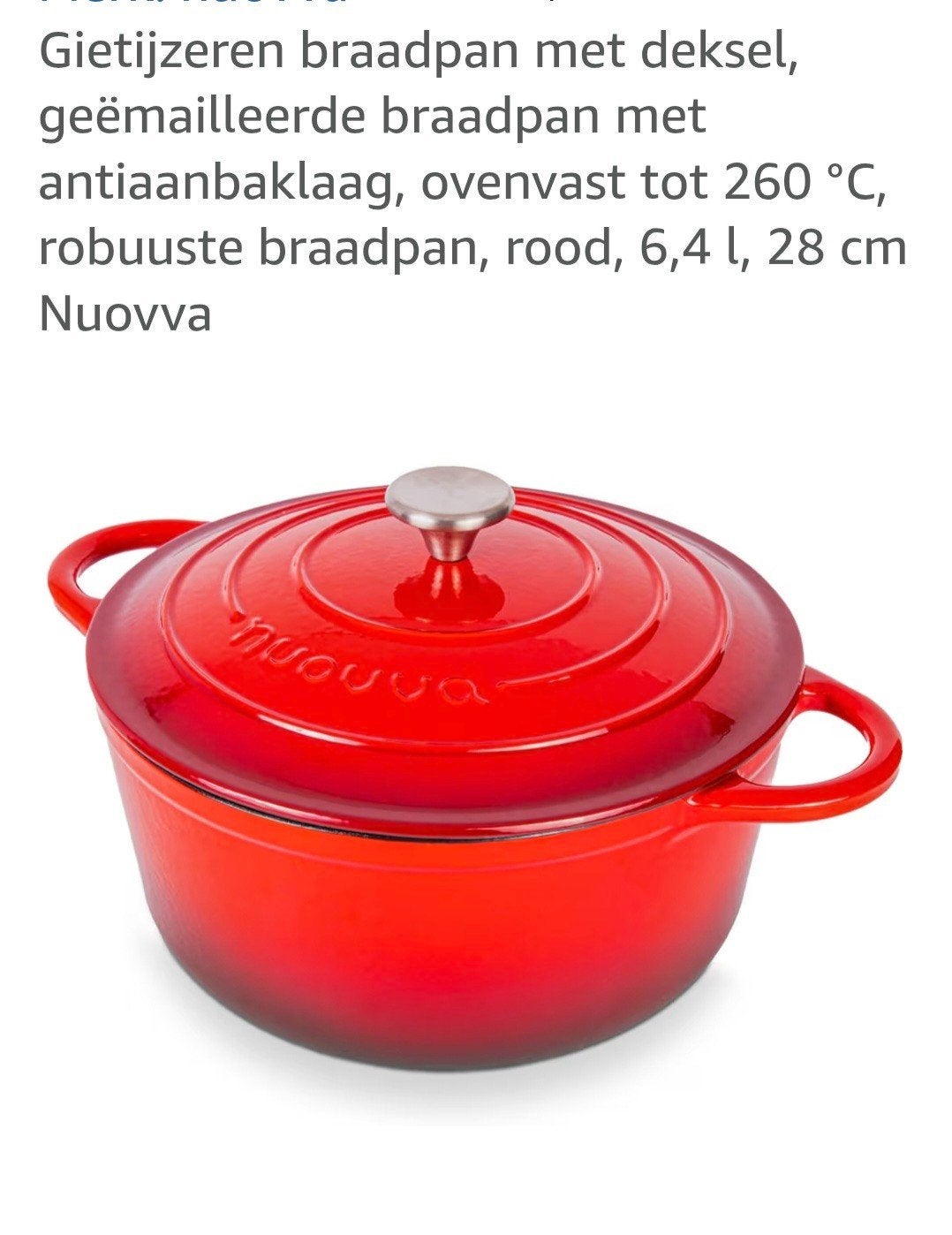 Brabantia gietijzeren braadpannen, Ophalen