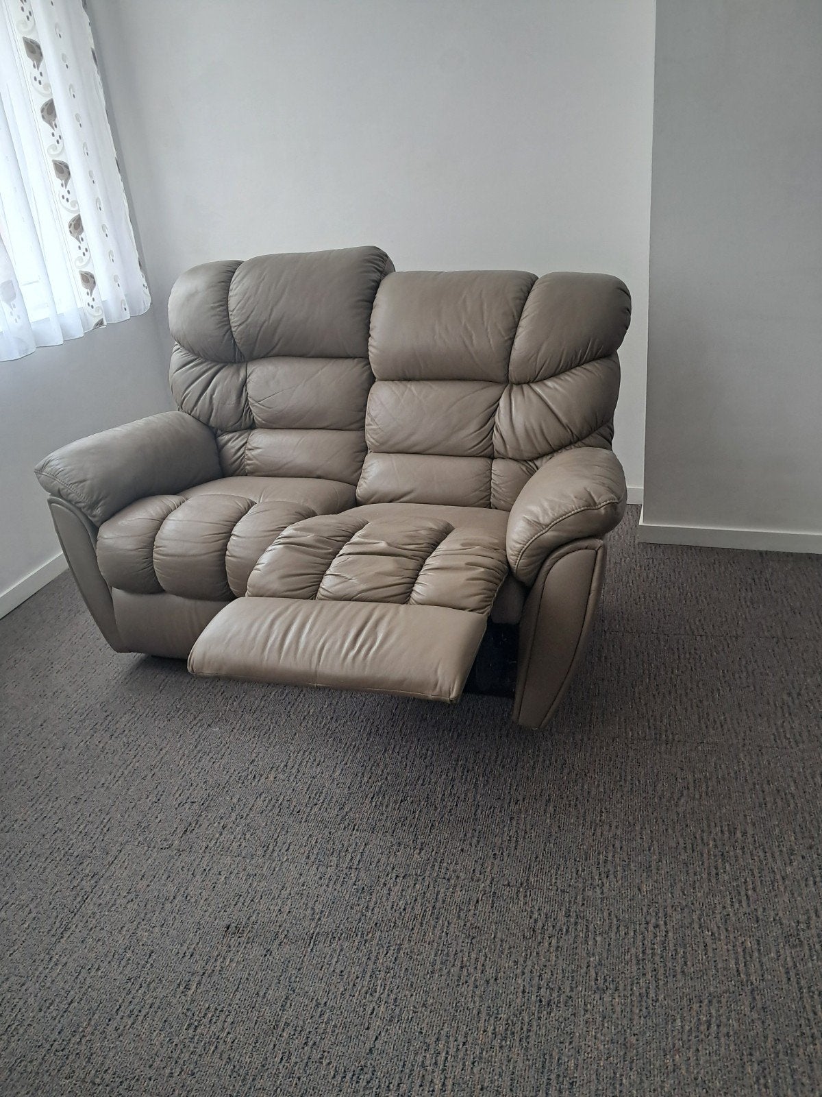 Voir photo, Maison & Meubles, Enlèvement, Comme neuf, Cuir, Relax divan