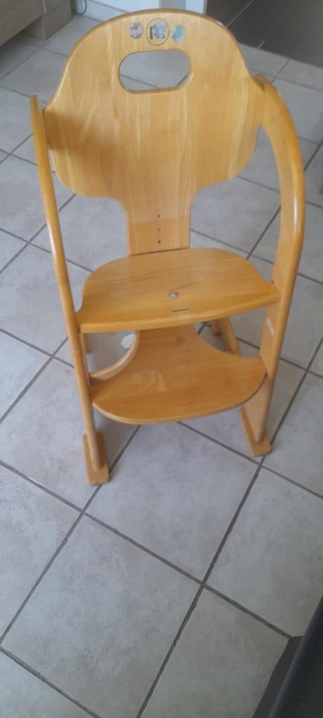 Stevige houte kinderstoel, Ophalen