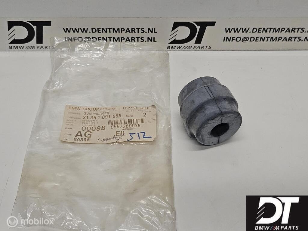 Stabilisatorstangrubber voor 20,5mm BMW E38 31351091555, Nieuw, Ophalen of Verzenden, BMW