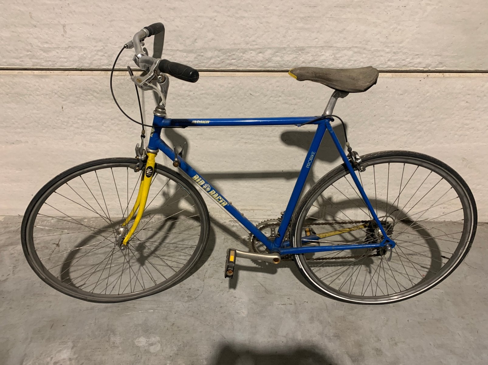 Retro herenfiets bio racer, Ophalen, Zo goed als nieuw