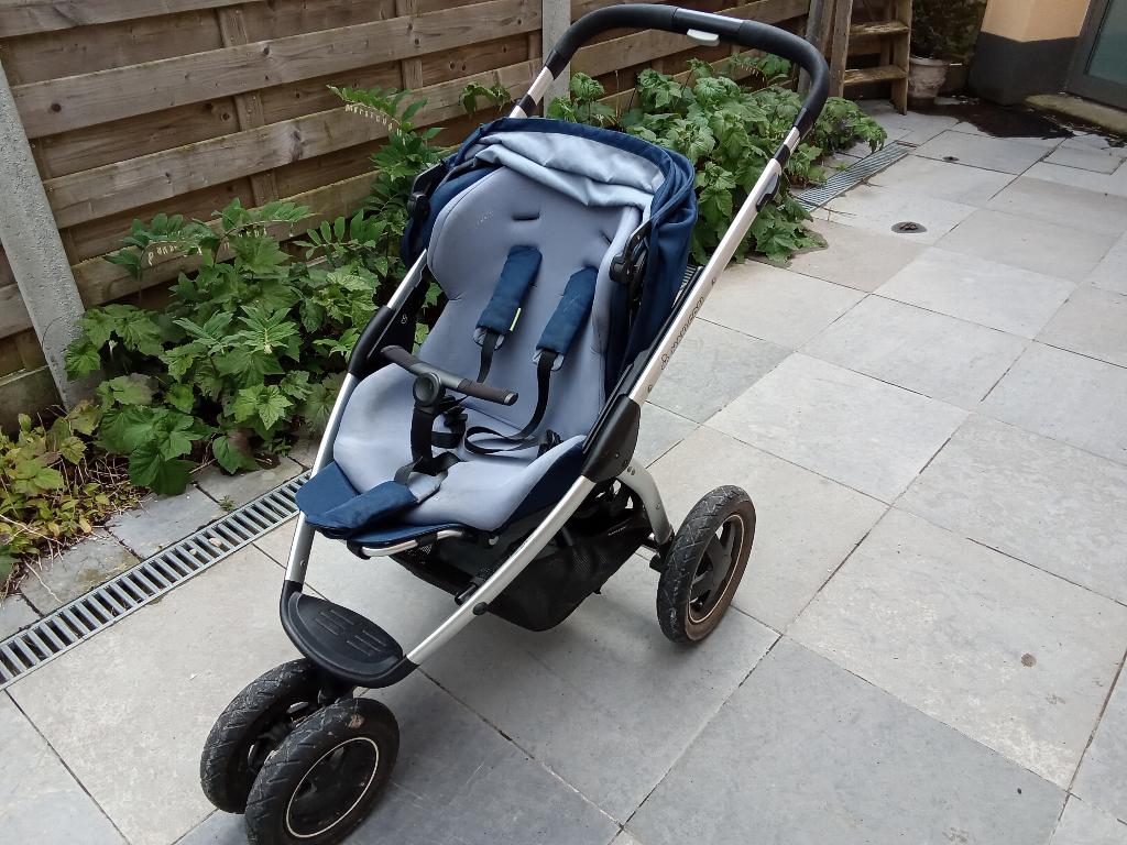 Kinderwagen/wieg combi, Kinderen en Baby's, Kinderwagens en Combinaties, Gebruikt, Kinderwagen, Maxi-Cosi, Luchtbanden, Met reiswieg