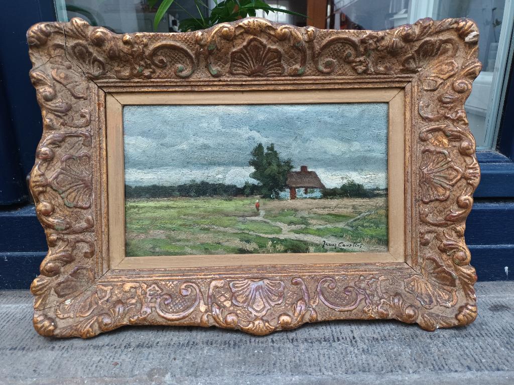 Franz Courtens  Landschap, Antiek en Kunst, Kunst | Schilderijen | Klassiek, Ophalen of Verzenden