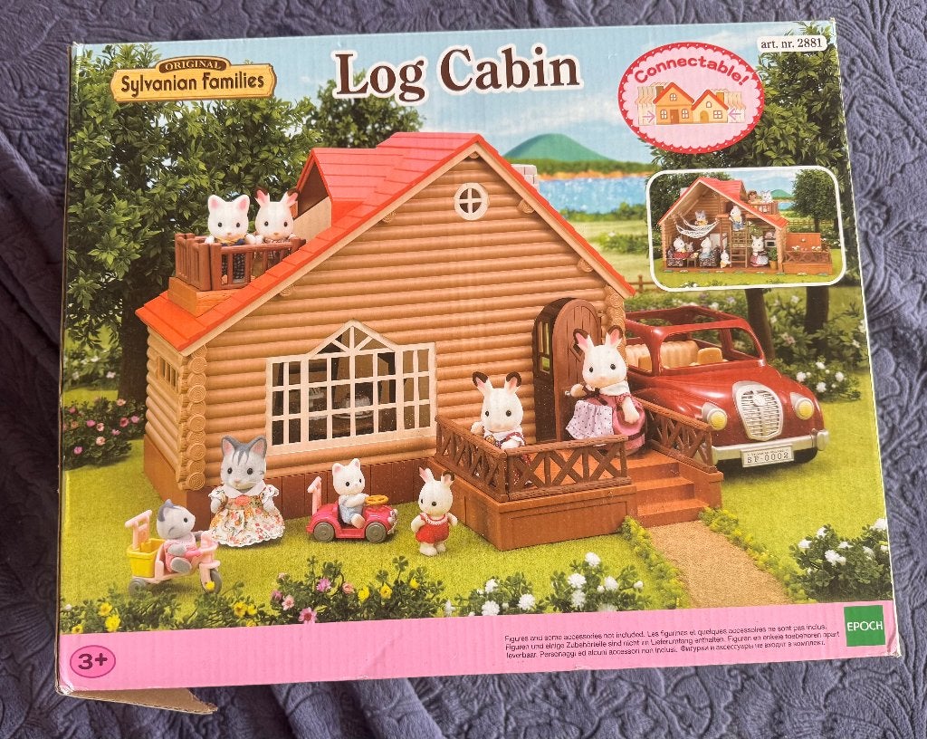 Sylvanian Families - 2881 - Cabane en rondins, neuve, Enlèvement ou Envoi, Comme neuf, Maison de poupées