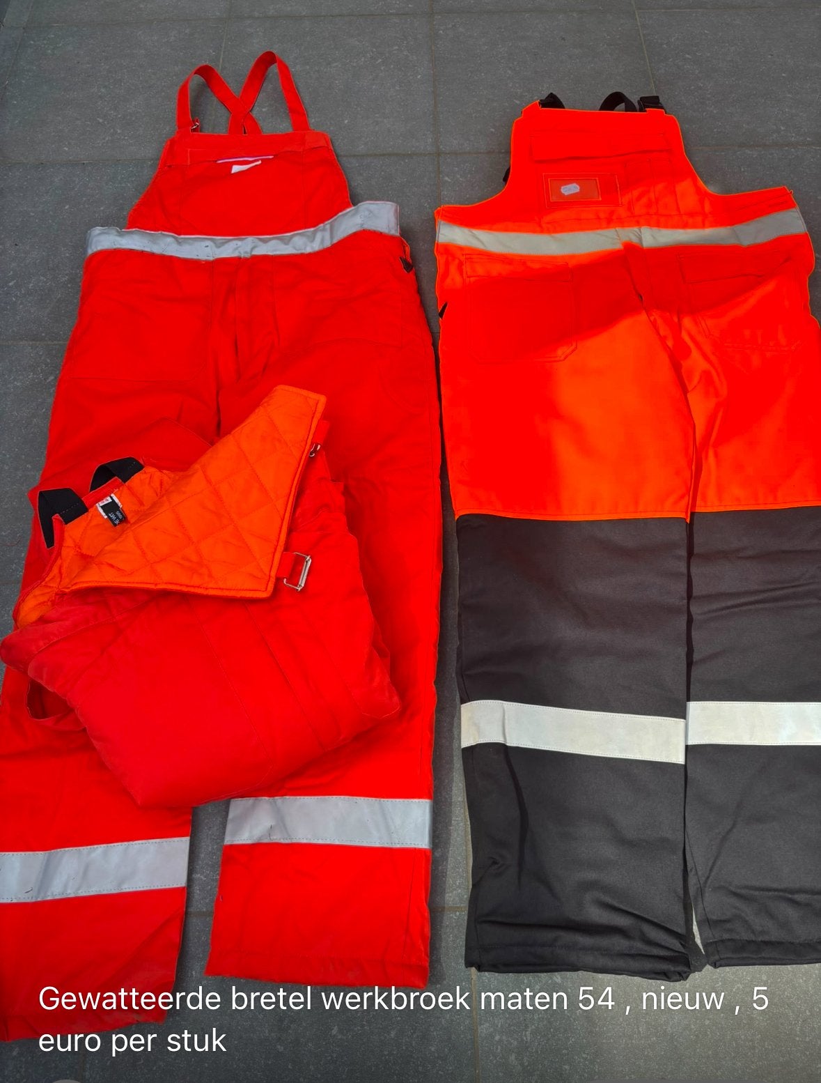 Veiligheids kledij - werk overal met bretellen maar 54, Caravans en Kamperen, Ophalen, Nieuw, Heren