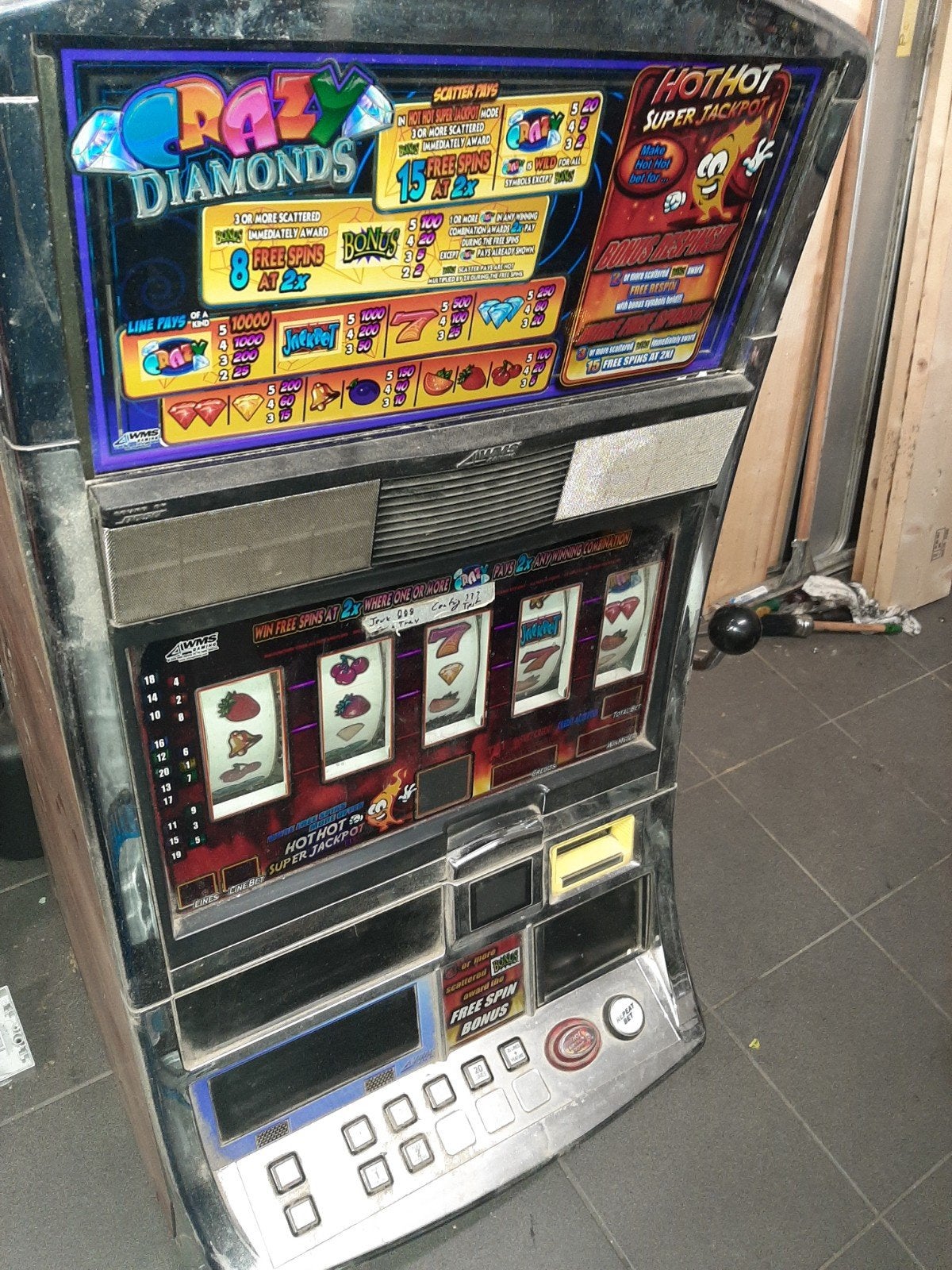 jackpot machine à sous WMS BBU, Collections, Enlèvement