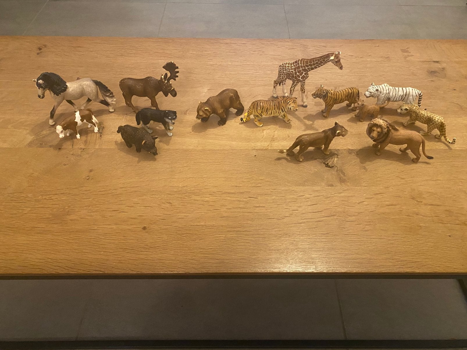 Schleich dieren bos boerderij afrika azie, Enlèvement ou Envoi, Utilisé