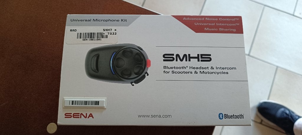 Sena SMH5 Bluetooth Headset & Intercom, Motoren, Ophalen, S, Overige typen