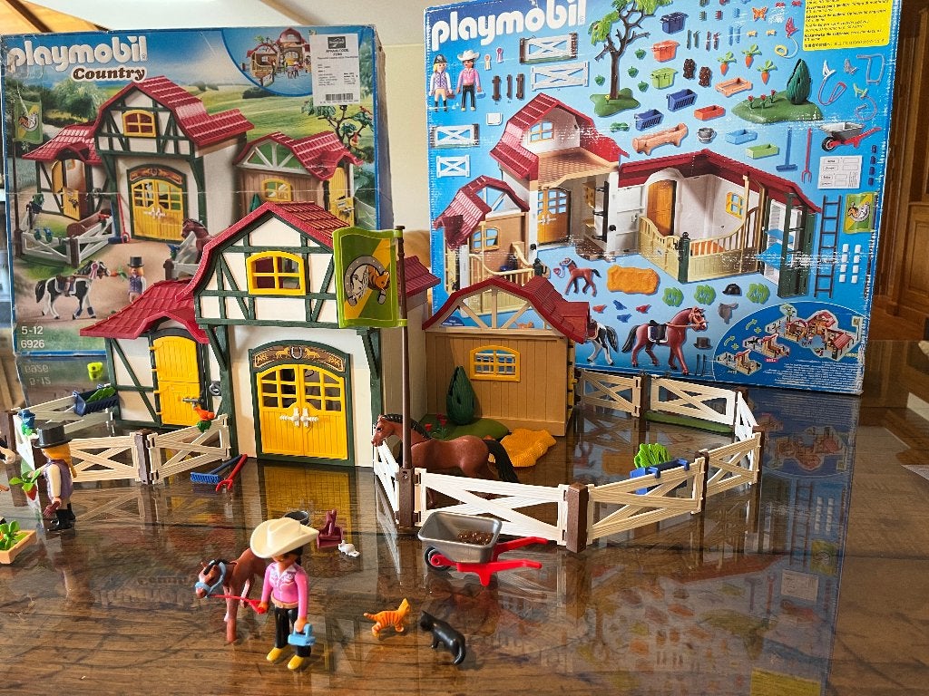 Playmobil Country 6926 Paardrijclub, Gebruikt, Complete set, Ophalen of Verzenden, Country