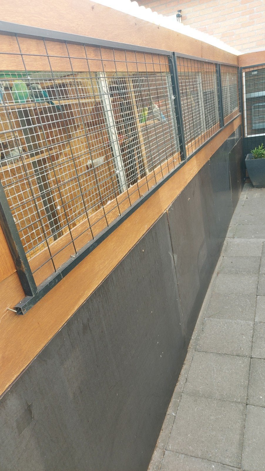 voliere panelen vogels, Ophalen, Zo goed als nieuw, Aluminium, Volière