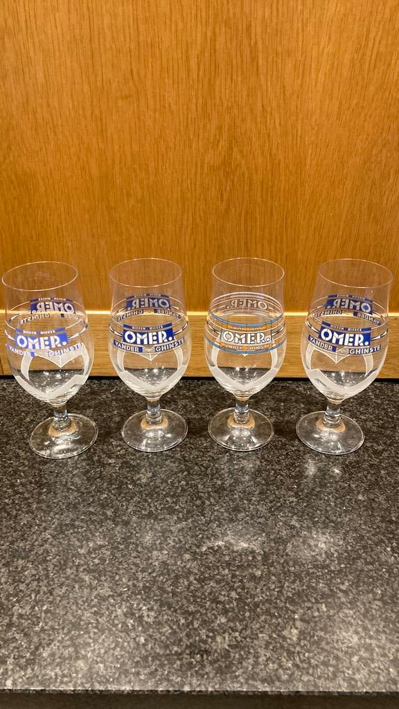 Glazen OMER - limited edition, Ophalen, Zo goed als nieuw