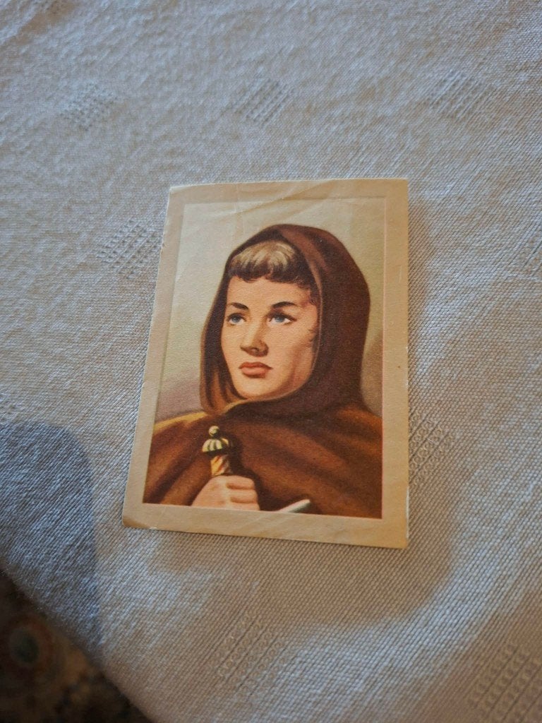 Prentje/Chromo : Johanna d'Arc / Chocolade Jacques, Ophalen of Verzenden, Gebruikt, Overige onderwerpen, Prent