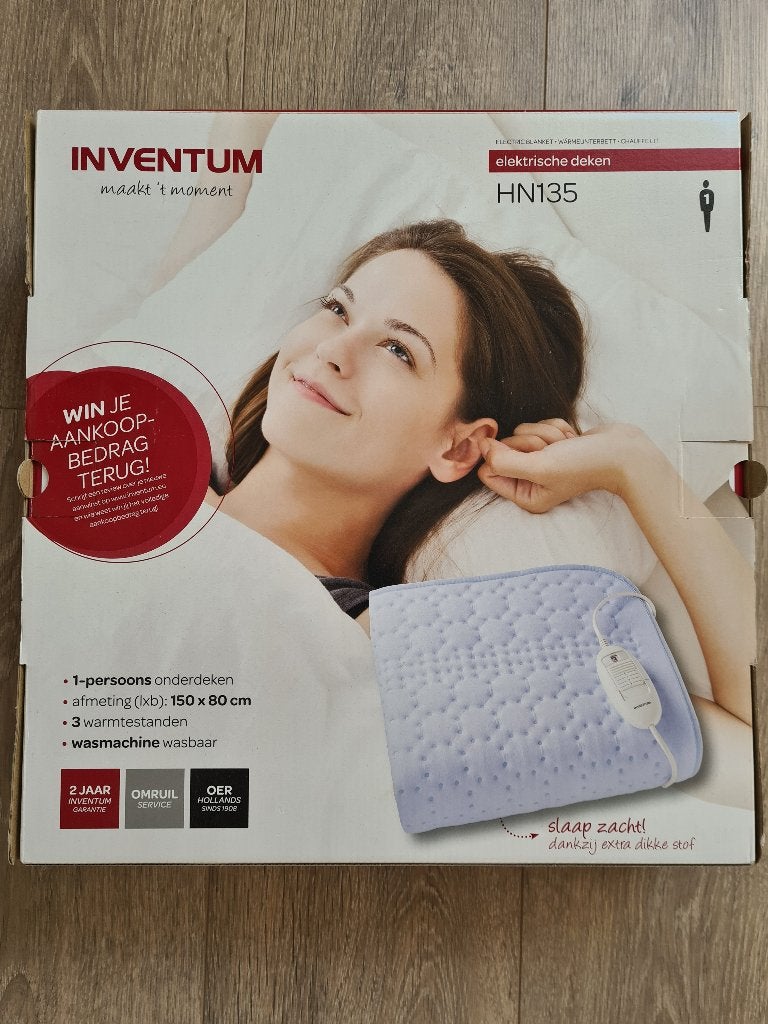 Inventum elektrisch deken HN135, Electroménager, Équipement de Soins personnels, Enlèvement ou Envoi, Neuf, Autres types