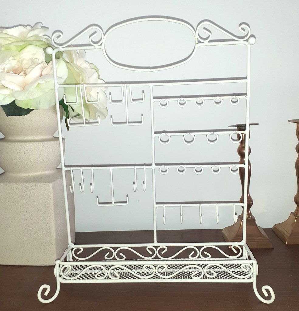 juwelendisplay vintage wit metaal, Enlèvement ou Envoi