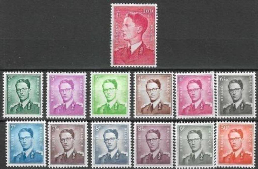Belgie 1958 - Yvert/OBP 1066-1075 - Koning Boudewijn (PF), Postzegels en Munten, Postzegels | Europa | België, Verzenden, Postfris