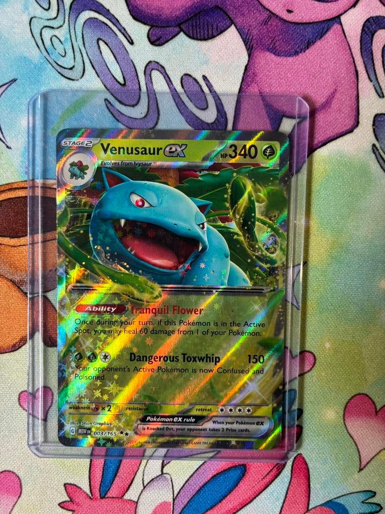 Venusaur ex 151 pokemon kaart, Games en Spelcomputers, Games | Nintendo Switch, Zo goed als nieuw, Ophalen of Verzenden